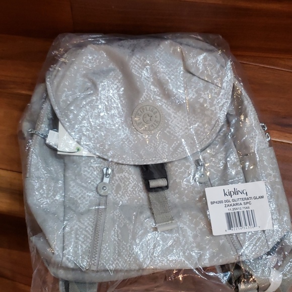 Kipling Bags Nwt Kipling Zakaria Backpack Glitterati Glam Poshmark